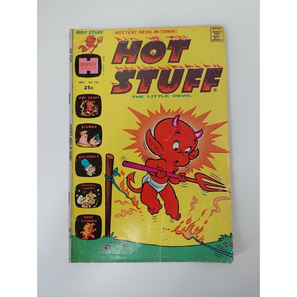 Harvey Comics - Hot Stuff The Little Devil Sept 1974 - # 124